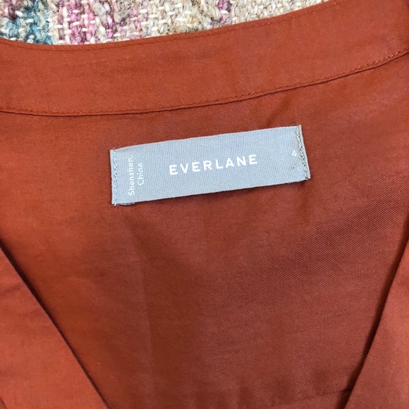 Everlane silky cotton blouse - Picture 2 of 4